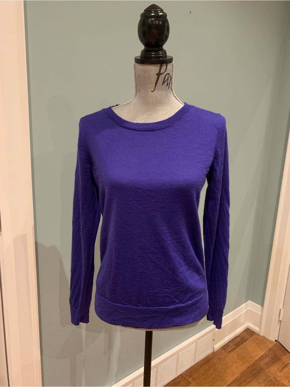 Cynthia Rowley Purple Crewneck Sweater